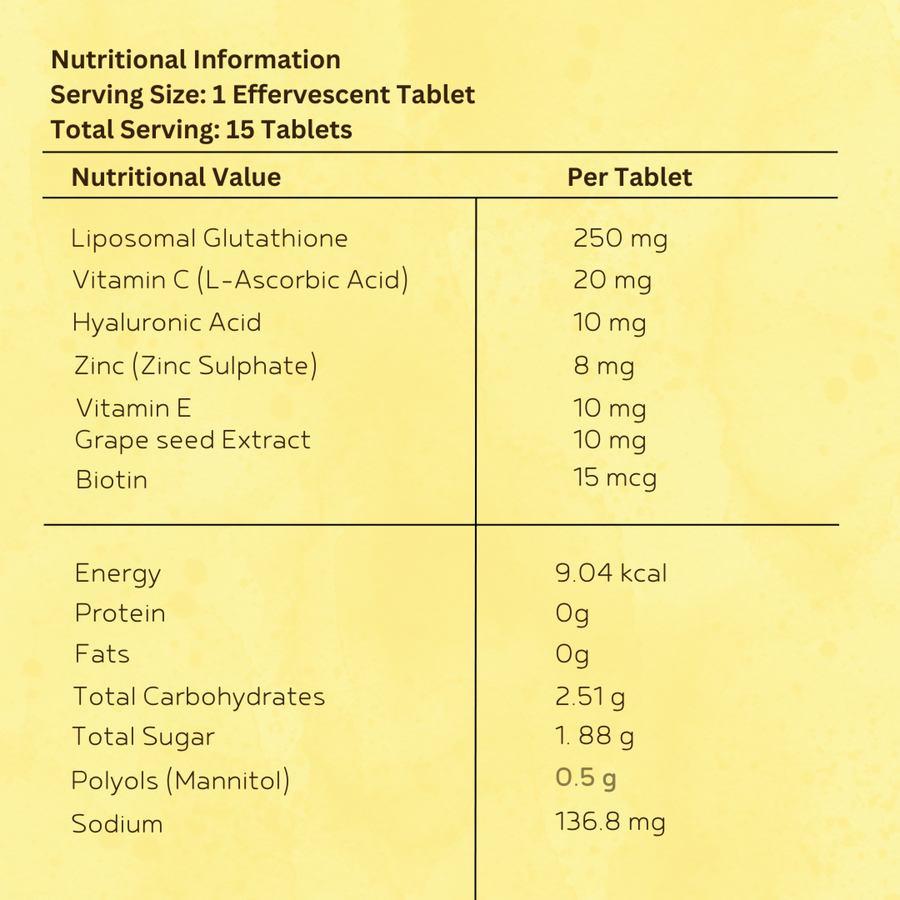 INJA Glow Liposomal Glutathione - Lemon