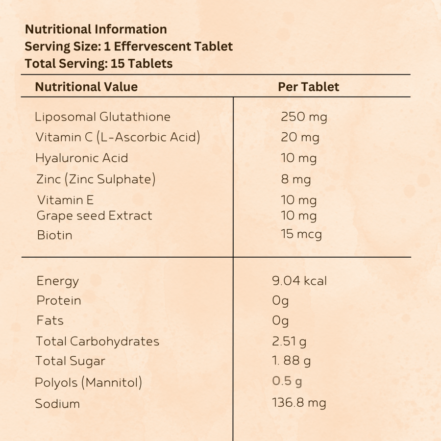 INJA Glow Liposomal Glutathione - Orange