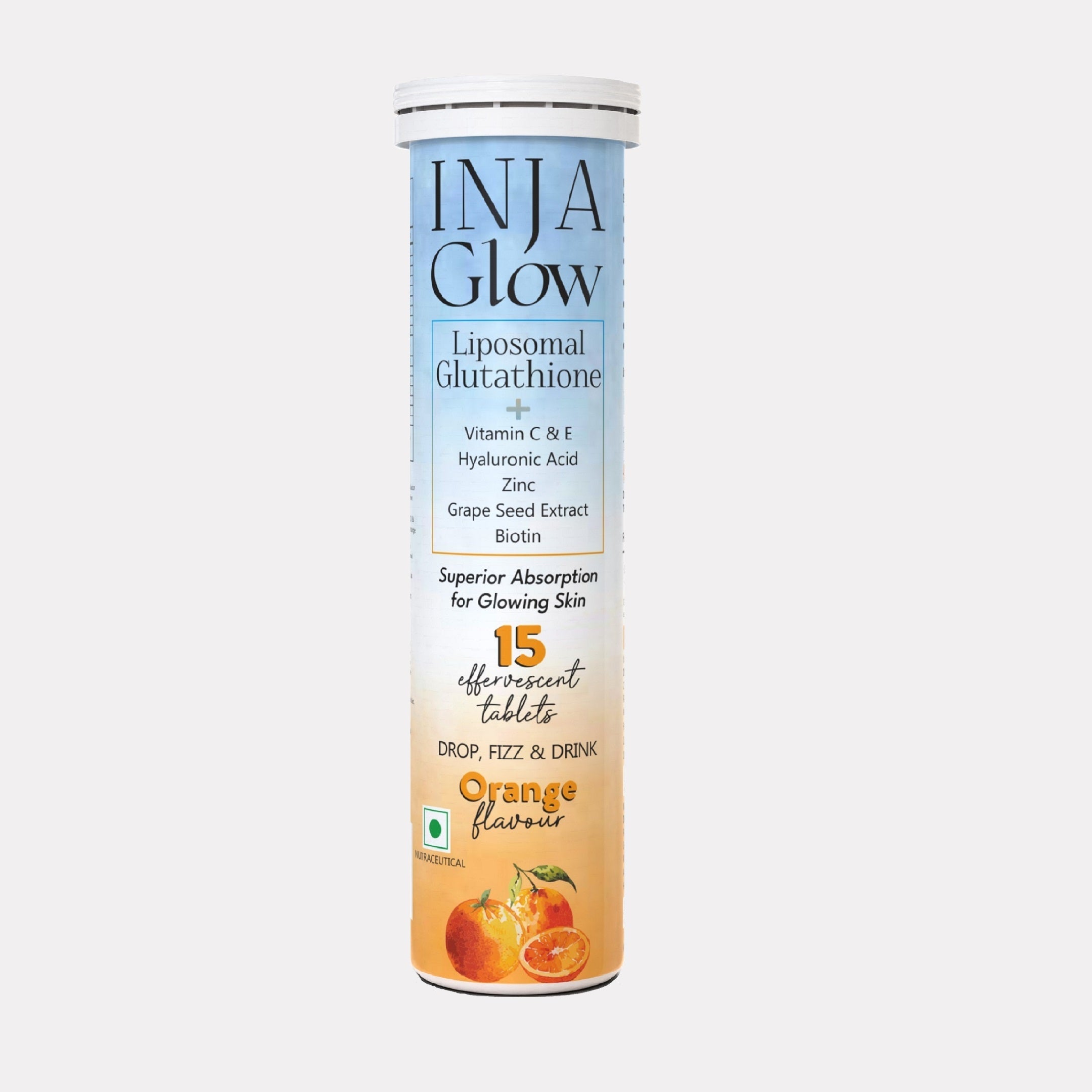 INJA Glow Liposomal Glutathione - Orange – INJA Wellness